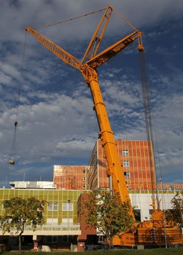 Dźwig gigant w Gorzowie Wlkp.