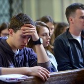 Wolontariusze w Wambierzycach na modlitwie