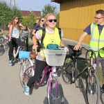 Pielgrzymka rowerowa młodzieży z okręgu dąbrowskiego do Zabawy