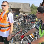 Pielgrzymka rowerowa młodzieży z okręgu dąbrowskiego do Zabawy