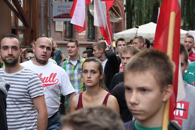 Protestowali przeciko przyjęciu imigrantów