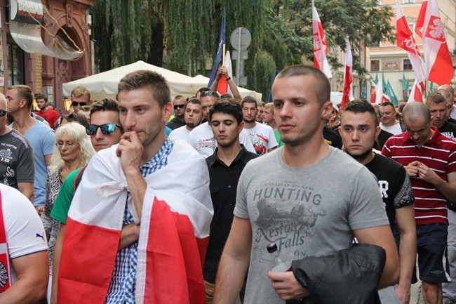 Protestowali przeciko przyjęciu imigrantów
