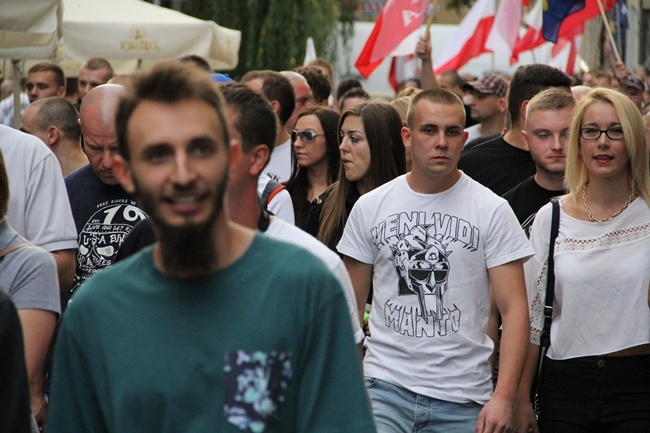 Protestowali przeciko przyjęciu imigrantów