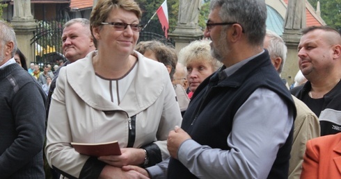 Beata i Aleksander Gajzlerowie dziękowali sobie wzajemnie za lata wspólnie przeżyte  w małżeństwie