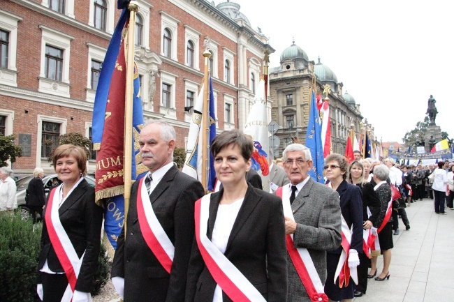 Marsz Akcji Katolickiej z pl. Matejki na Rynek Główny