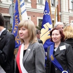 Marsz Akcji Katolickiej z pl. Matejki na Rynek Główny