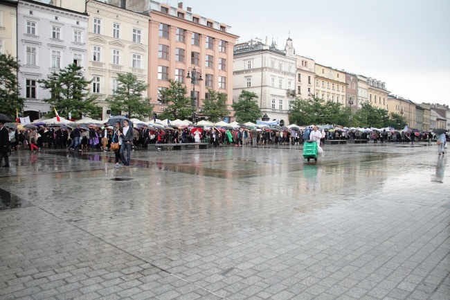 Marsz Akcji Katolickiej z pl. Matejki na Rynek Główny