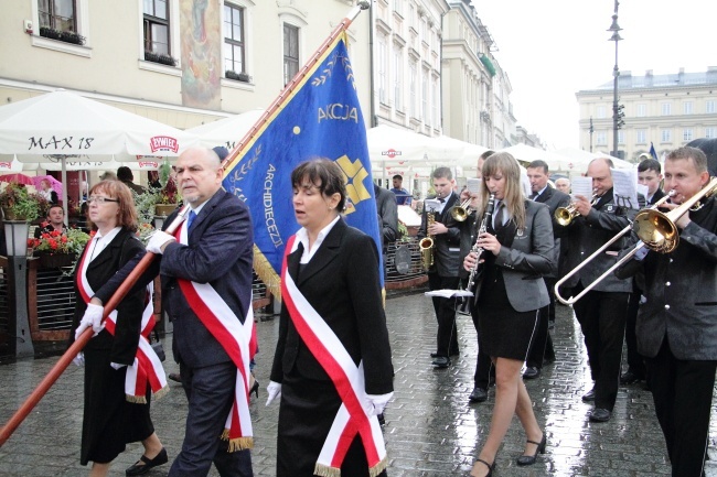 Marsz Akcji Katolickiej z pl. Matejki na Rynek Główny