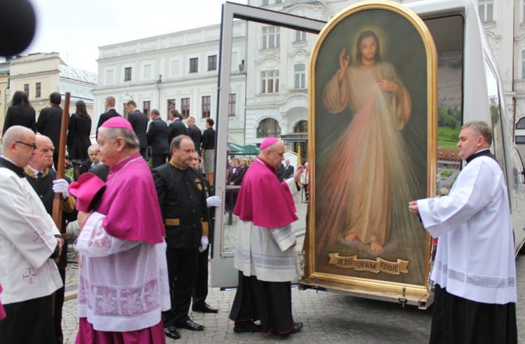 Obraz Jezusa Miłosiernego już przyjechał do Cieszyna! - cz. 1