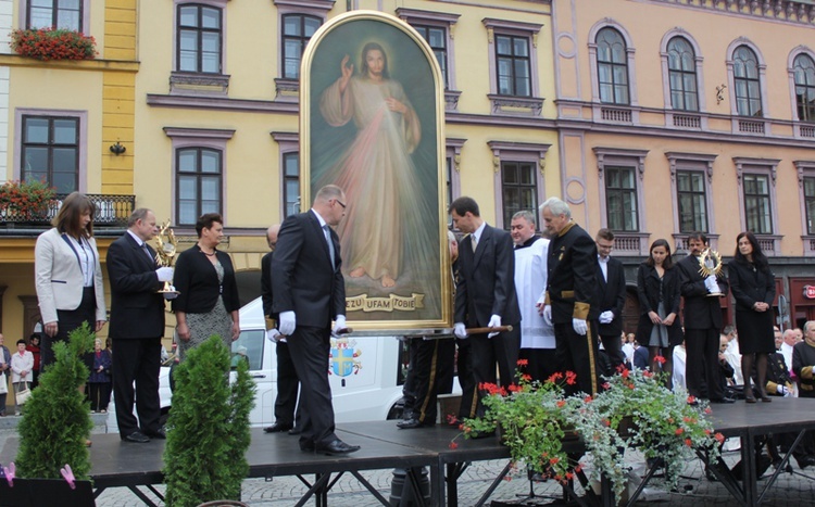 Obraz Jezusa Miłosiernego już przyjechał do Cieszyna! - cz. 1