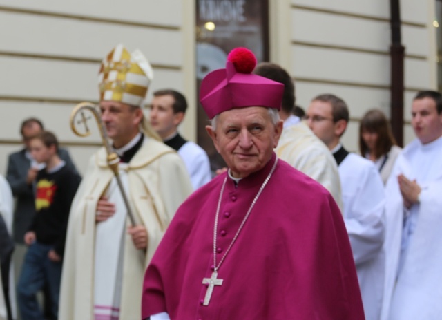 Powitanie obrazu Jezusa Miłosiernego w kościele św. Marii Magdaleny w Cieszynie