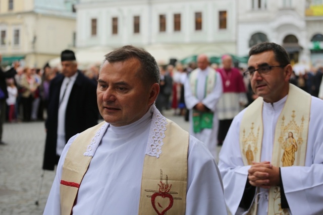 Powitanie obrazu Jezusa Miłosiernego w kościele św. Marii Magdaleny w Cieszynie