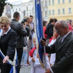 Powitanie obrazu Jezusa Miłosiernego w kościele św. Marii Magdaleny w Cieszynie