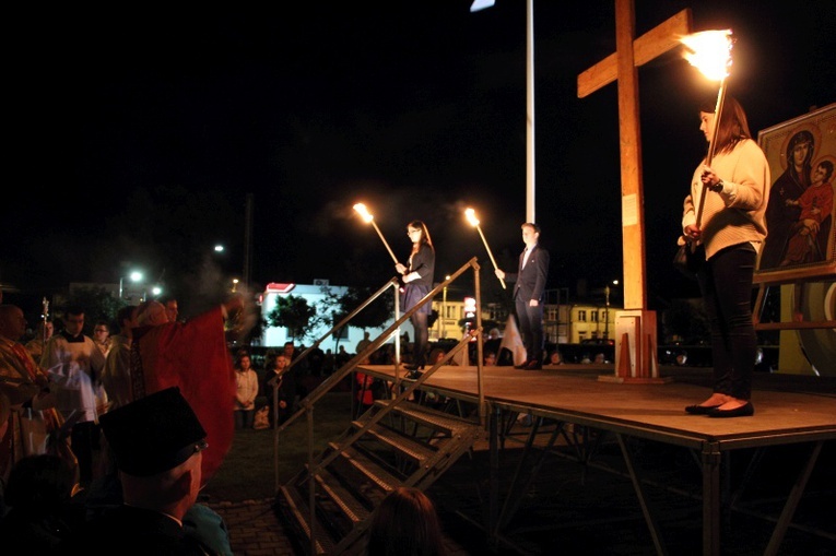 Symbole ŚDM w środku Polski