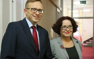 Elżebieta Kruk i Artur Soboń