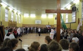 Symbole ŚDM w łęczyckich szkołach
