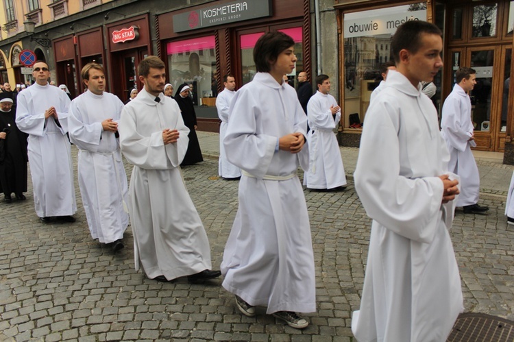 Wprowadzenie Znaków Miłosierdzia do kościoła św. Marii Magdaleny w Cieszynie