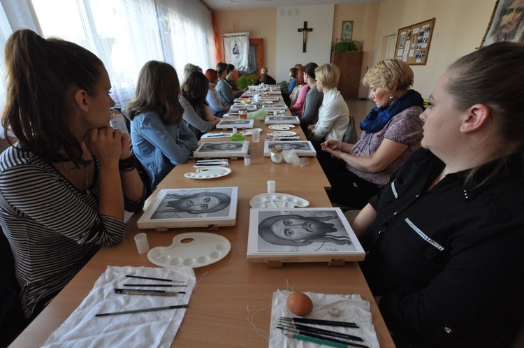 Warsztaty pisania ikon z br. Marcinem Świądrem OFMCap.