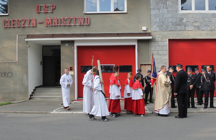 Obraz Jezusa Miłosiernego w Cieszynie-Mnisztwie