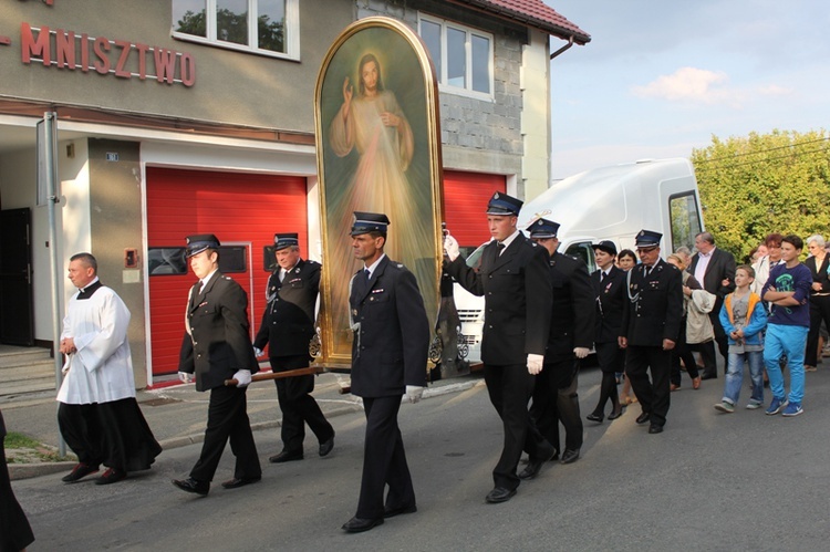 Obraz Jezusa Miłosiernego w Cieszynie-Mnisztwie