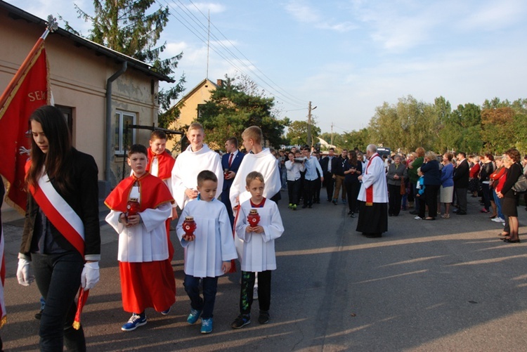 Symbole ŚDM w Bedlnie