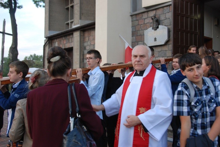 Symbole ŚDM w Bedlnie