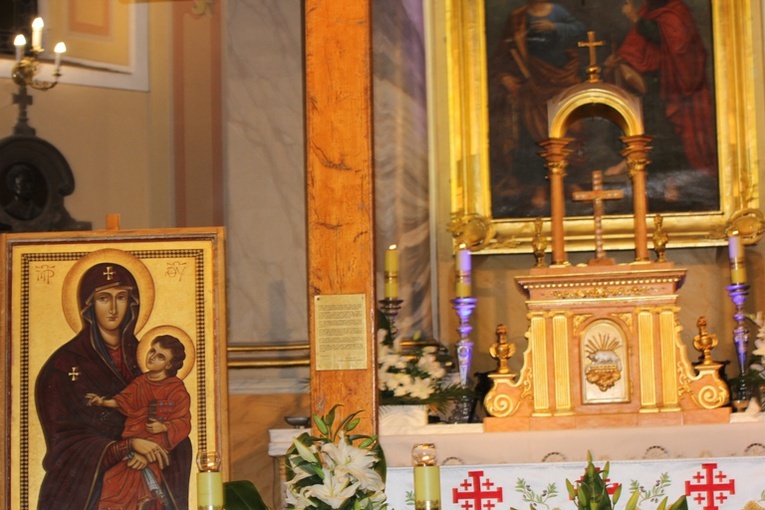 Symbole ŚDM w Żychlinie