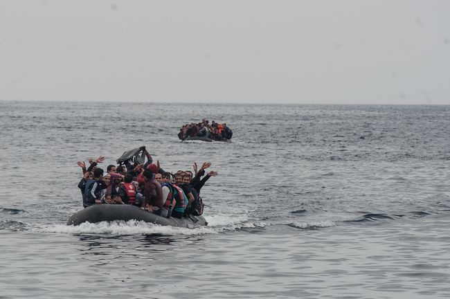 Uchodźcy na Lesbos