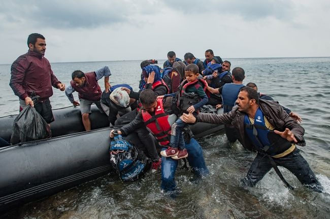 Uchodźcy na Lesbos