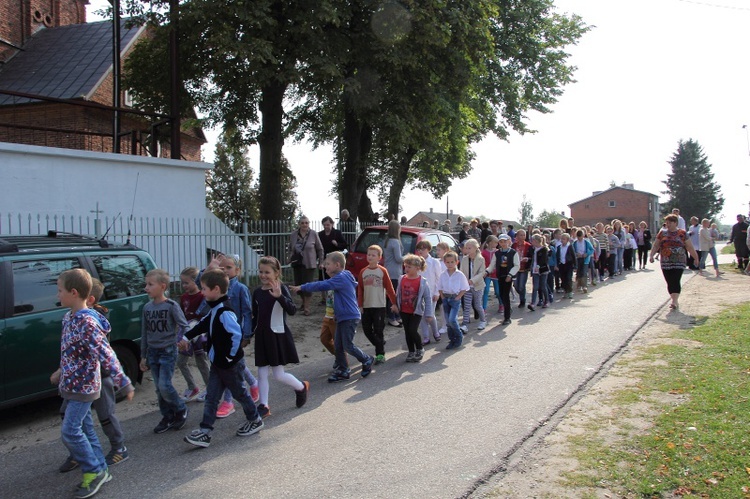 Symbole ŚDM w Giżycach