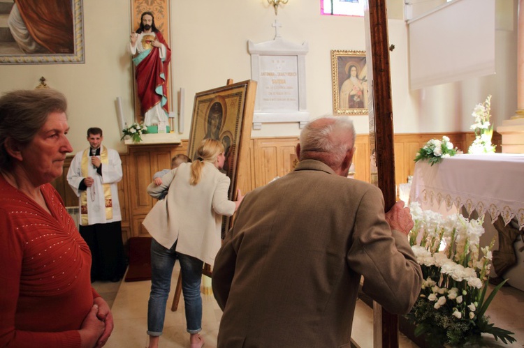 Symbole ŚDM w Giżycach