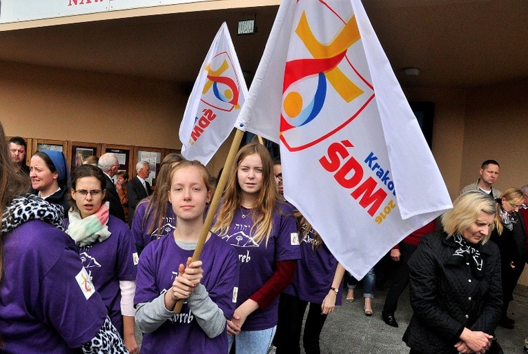 Symbole ŚDM w Skierniewicach
