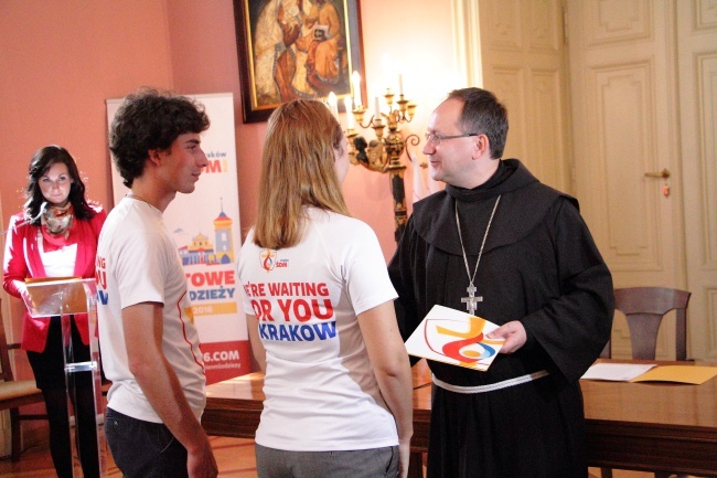 Prezentacja orędzia papieża Franciszka na ŚDM w Krakowie