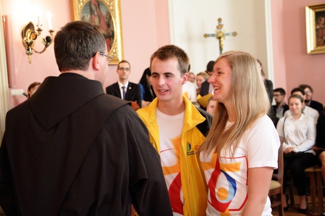 Prezentacja orędzia papieża Franciszka na ŚDM w Krakowie