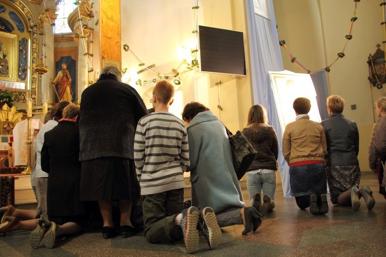 Symbole ŚDM w Lubochni