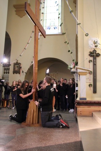 Symbole ŚDM w Lubochni