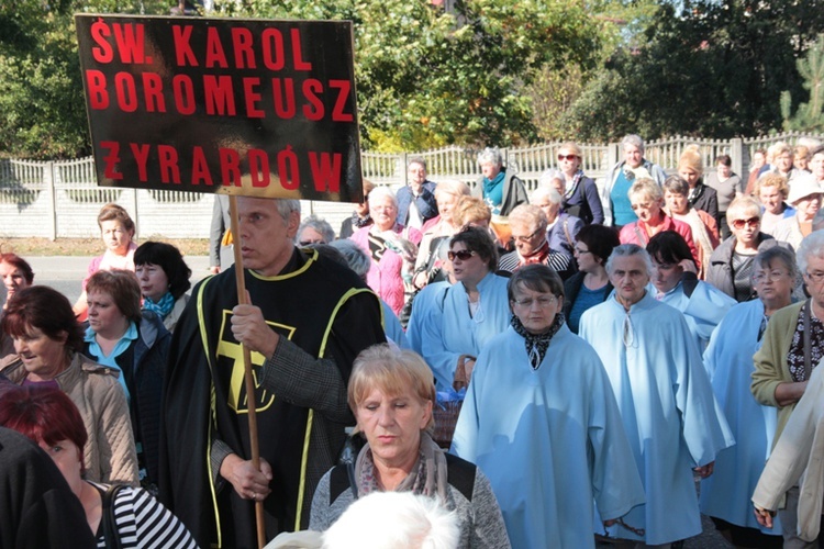 Róże Różańcowe w Domaniewicach - Pielgrzymka 