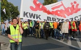 Protest rozpoczął się w Brzeszczach, gdzie w styczniu górnicy zaczęli jako pierwsi strajk w obronie kopalni