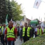 Manifestacja górników pod kopalnią "Brzeszcze"