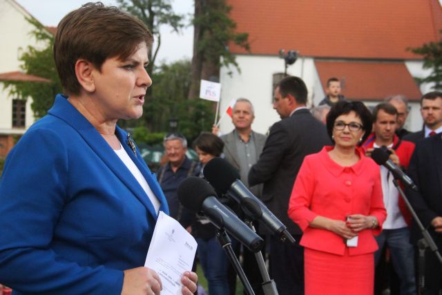 Beata Szydło w Lubinie