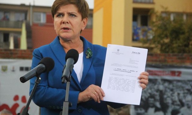 Beata Szydło w Lubinie