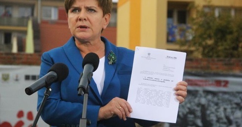 Beata Szydło w Lubinie