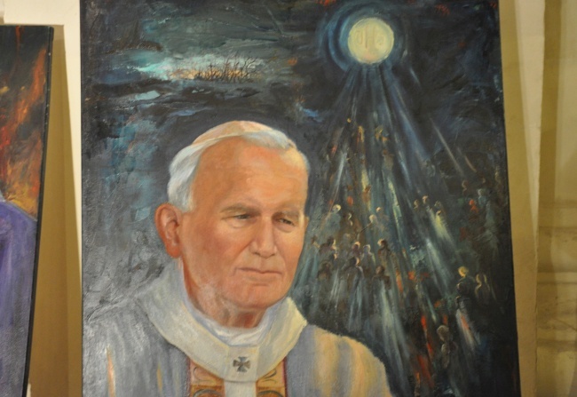 Św. JP II w otmuchowskim kościele