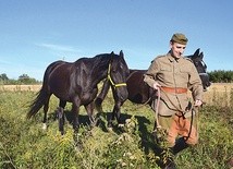 Andrzej Bury pośród swoich ulubieńców