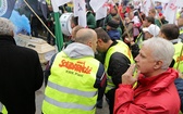 Protest górników w Rudzie Śląskiej