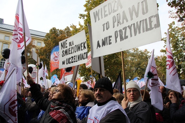 Protest nauczycieli