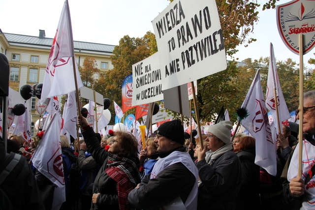 Protest nauczycieli