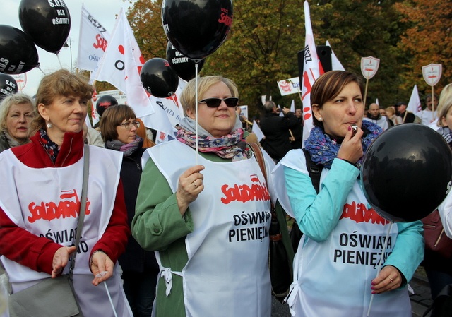 Protest nauczycieli