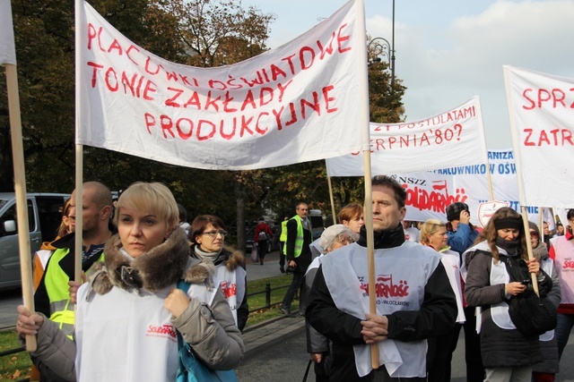 Protest nauczycieli