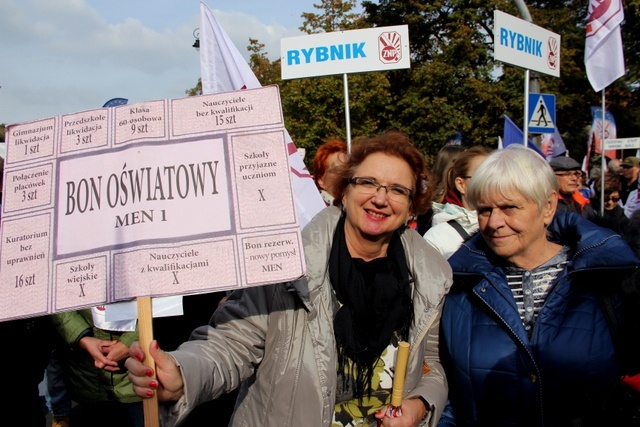 Protest nauczycieli